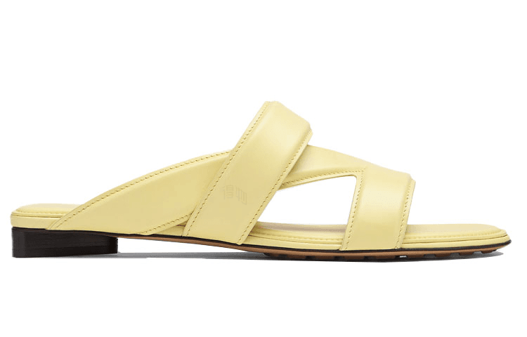 Bottega Veneta Comfortable Fashion Slide Sandals Women's Yellow 3