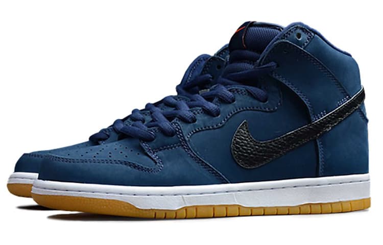 Nike Sb Dunk High Orange Label Midnight Navy 4