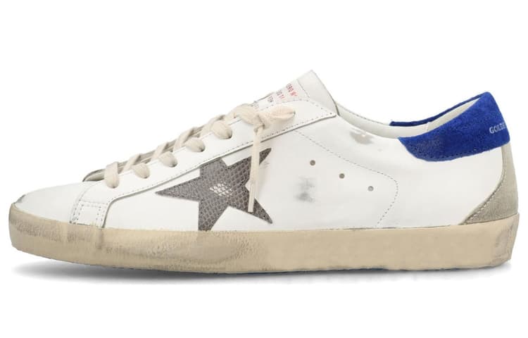 Golden Goose Super Star White Snake Blue 2