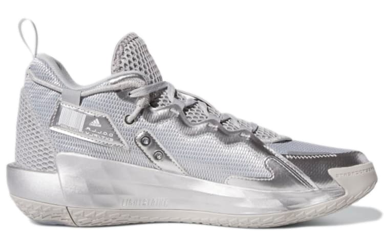 Adidas Dame 7 Extply Silver Metallic 3