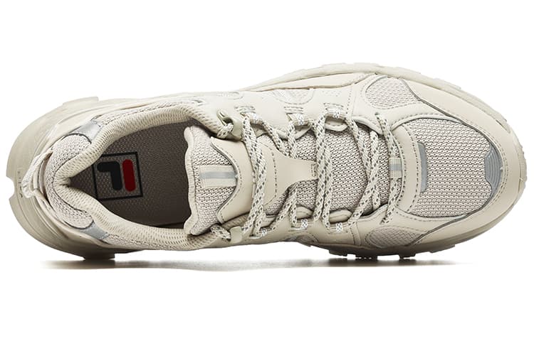 FILA Trek 1S Wear-Resistant Low-Top Casual Shoes Women's Champagne Silver Gray 6