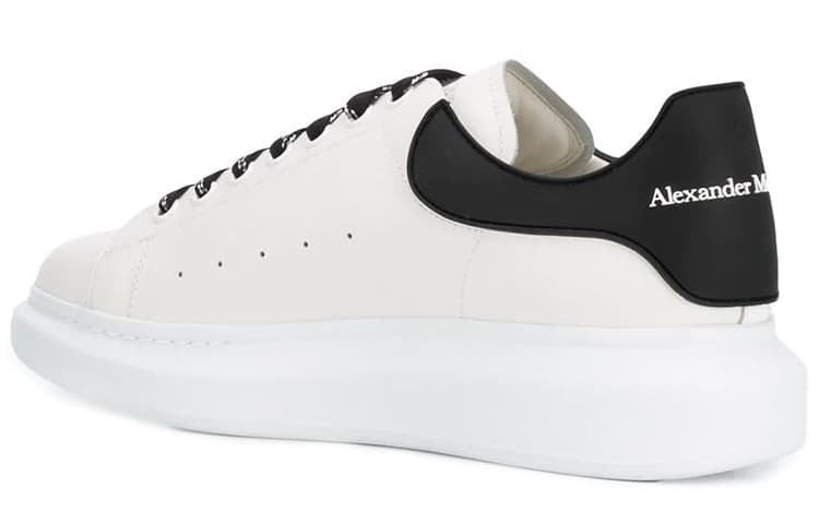 Alexander McQueen Oversized Sneaker 'White Black' 5