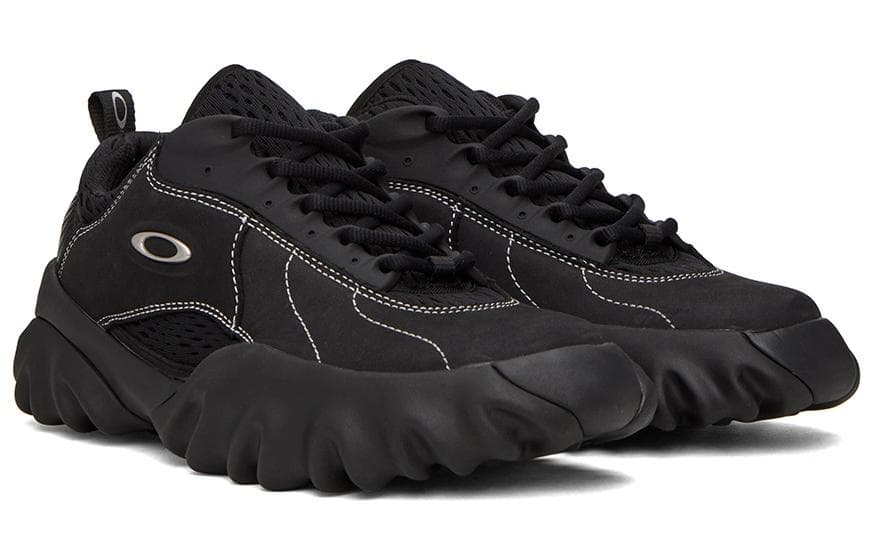 Oakley Factory Team Chop Saw Brain Dead Black Leather Nubuck 6