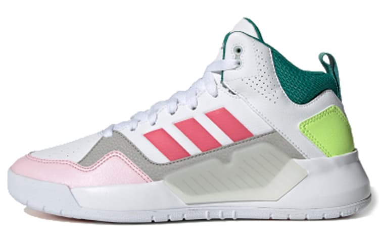 Adidas Women's Play9tis 2.0 'White Pink Green' 2