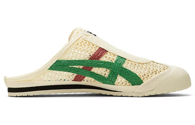 Onitsuka Tiger MEXICO 66 Sabot Cream Green Red 4