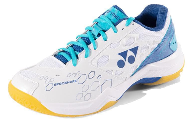 YONEX Power Cushion Low-Top Badminton Shoes Unisex White Blue 3