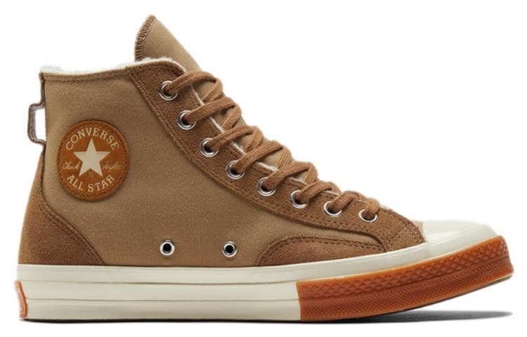 Chuck 70 Converse High 'Lined Colorblock Nomad Khaki Gum' 3