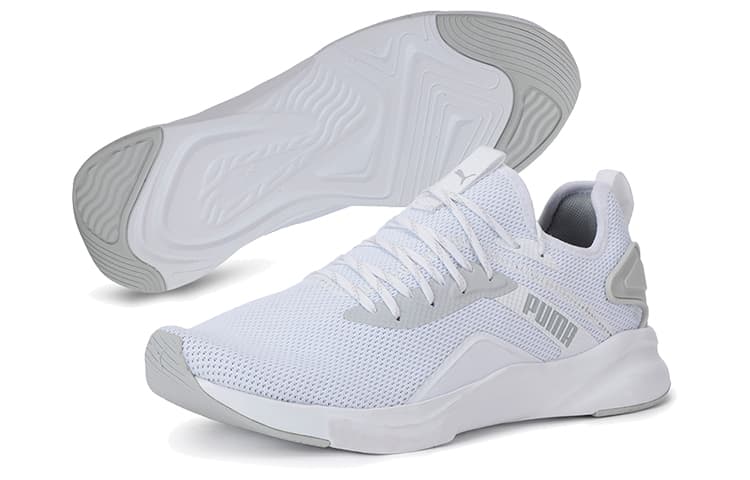 PUMA Softride Rift Knit 'White Grey' 6