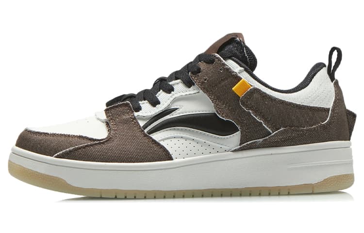 LiNing Layer Pro Durable Lightweight And Breathable Low-Top Skateboard Shoes Men's White Umber 2