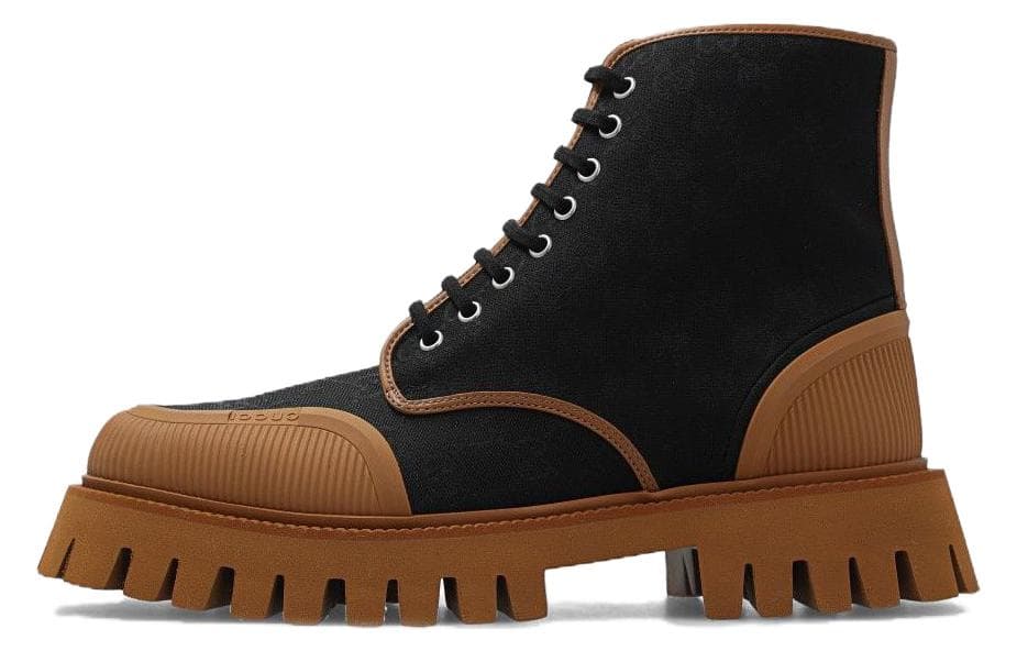 GUCCI Monogram Ankle Boots