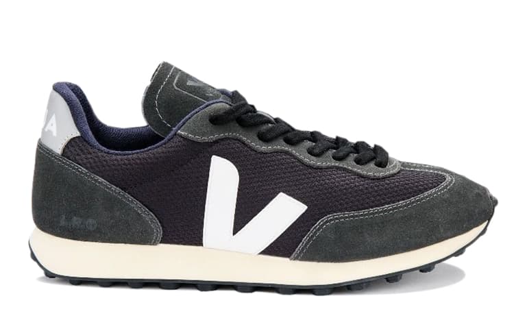 VEJA Rio Branco Lace Up Sneakers 'Black' 3