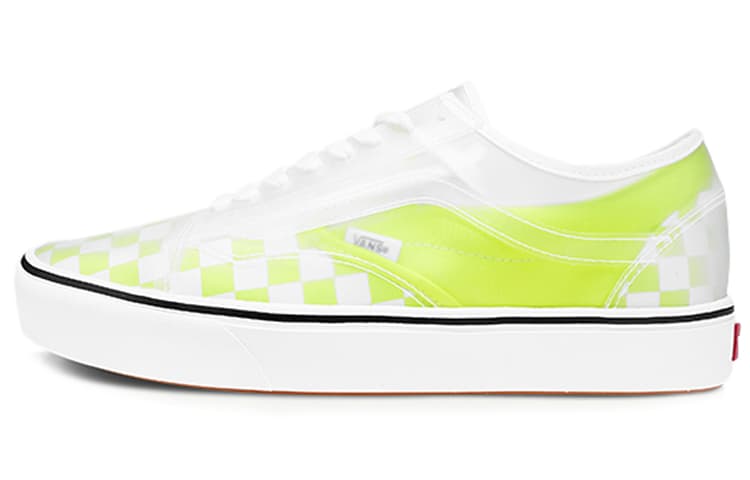 Vans ComfyCush Slip Skool Checkerboard Safety Yellow 2