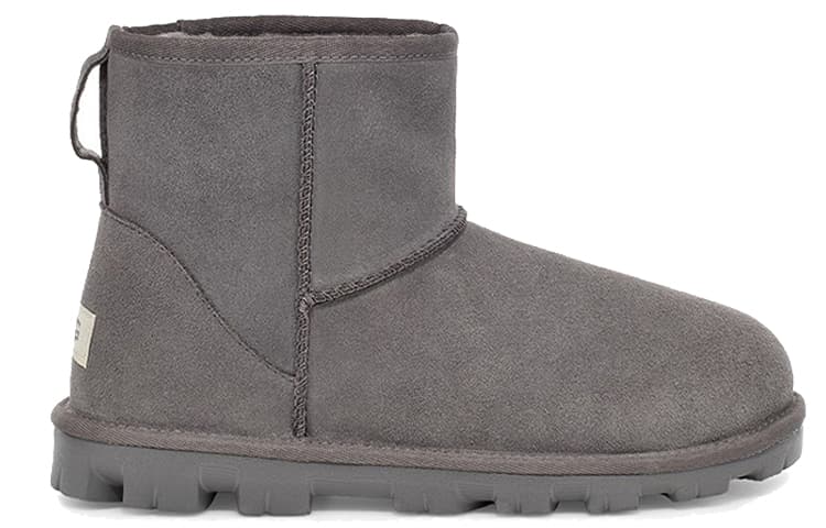 UGG Essential Mini Classic Fleece Lined Gray Women's 3