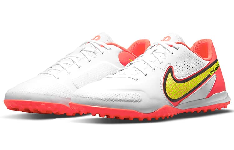 Nike Legend 9 Academy Tf Turf Soccer Shoes White/Red 6