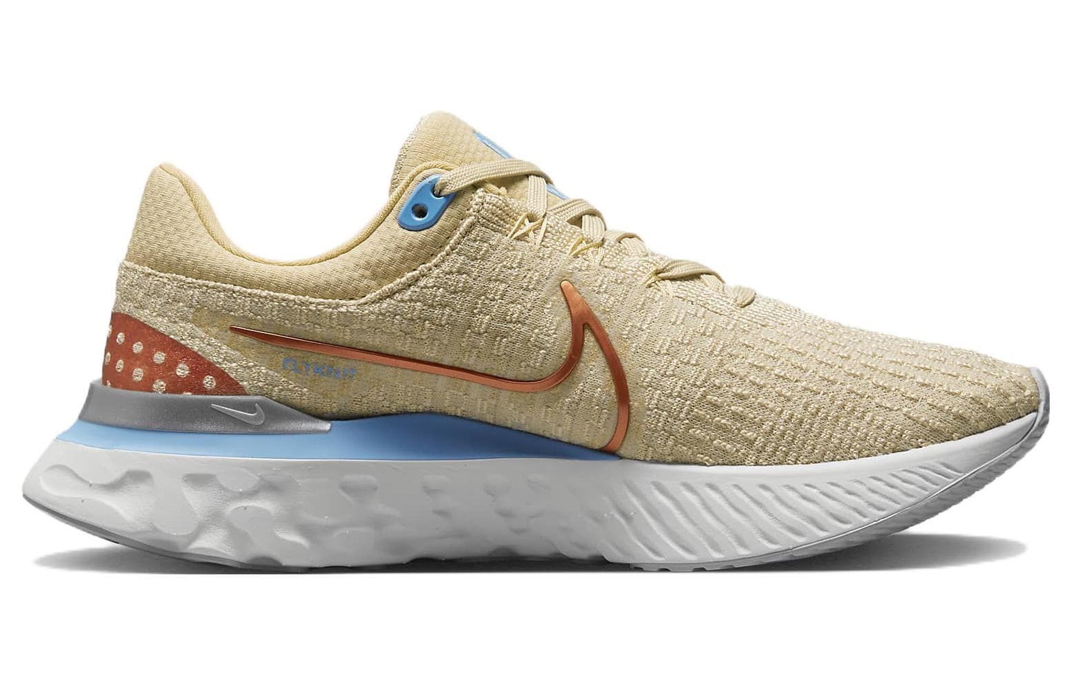 Nike Women's React Infinity Run Flyknit 3 'Sesame Metallic Copper' 4