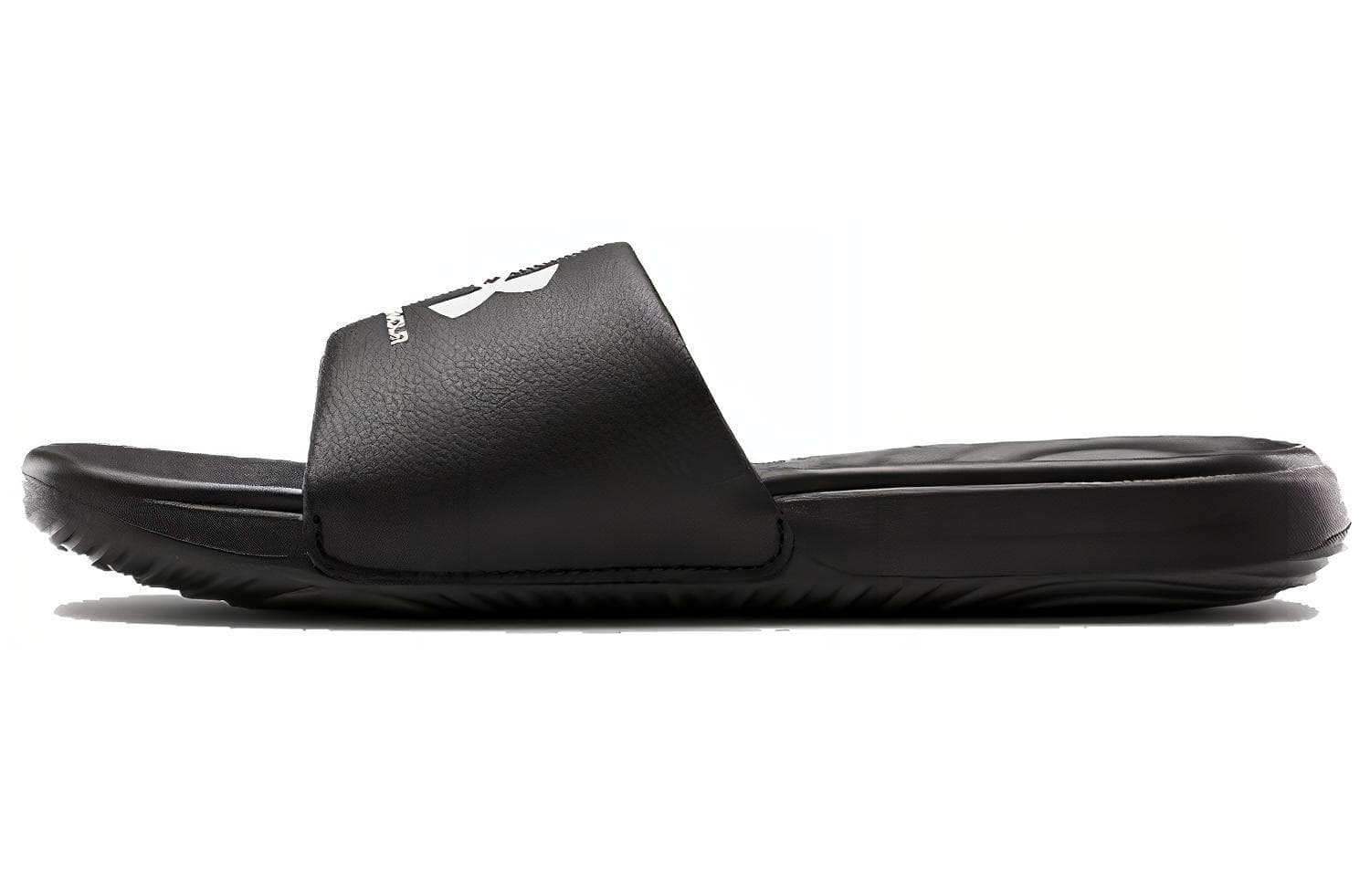 Under Armour Ansa Fixed Slides 'Black White' Women's
