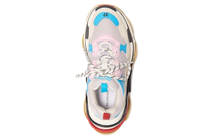 Balenciaga Triple S 'White Blue Pink' 2019 Women's 6
