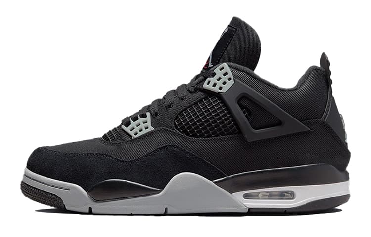 Jordan 4 Retro Black Canvas GS 2