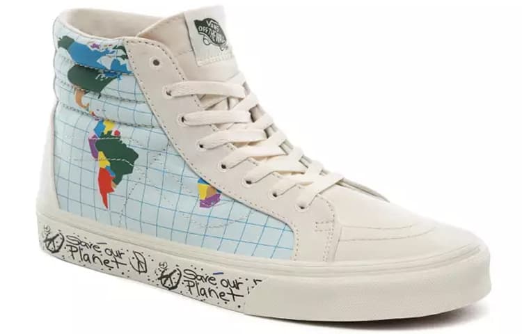 Sk8 Save Our Planet X Vans Hi Reissue 'White Multi' 5