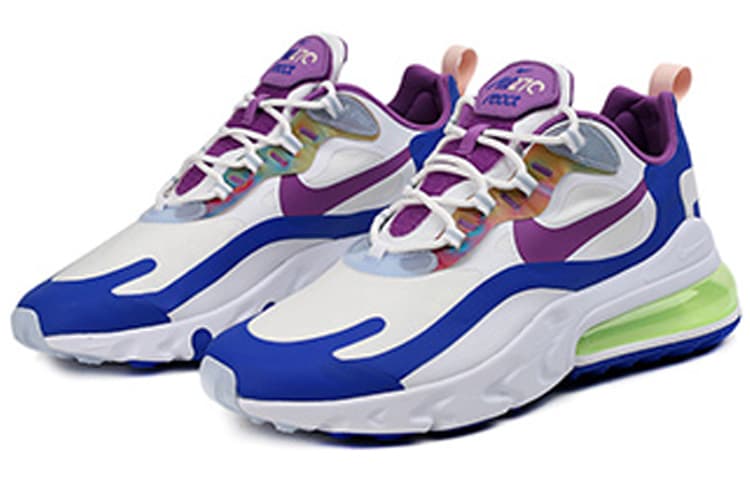 Nike Air Max 270 React White Berry Royal 6