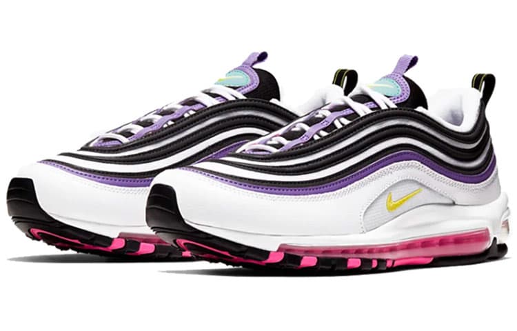Nike Air Max 97 White Dynamic Yellow Violet 3