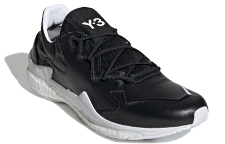 Y 3 Adizero Runner Leather Black White 6