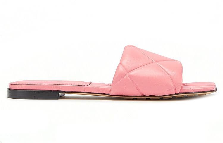 Bottega Veneta Lido Flat Sandal Pink Women's 4