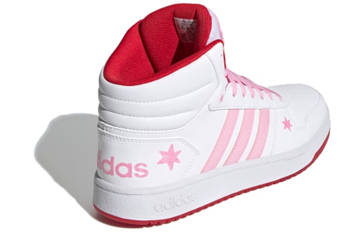 Adidas Neo Hoops 2.0 Mid 'White Pink' Women's 6