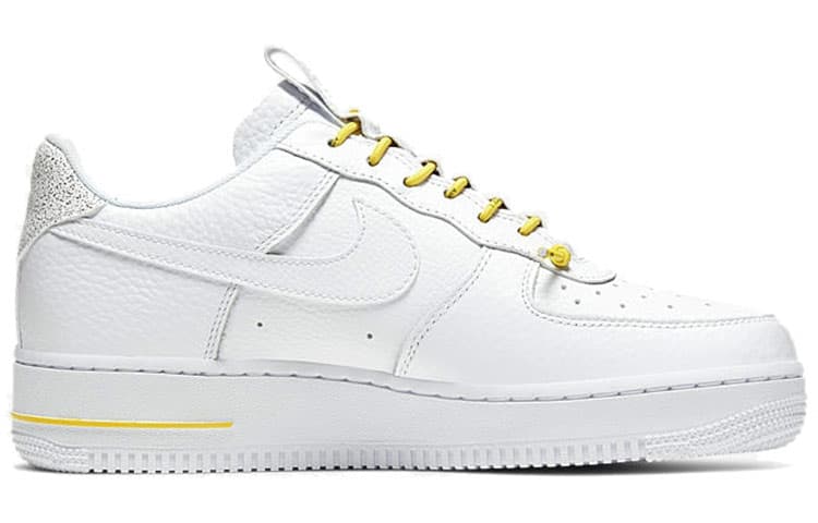 Nike Air Force 1 Low Lux White Chrome Yellow Women's 4