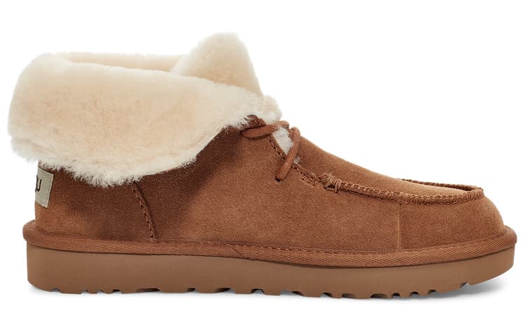 UGG Diara Lacing Fleece Lined Brown Women's 3