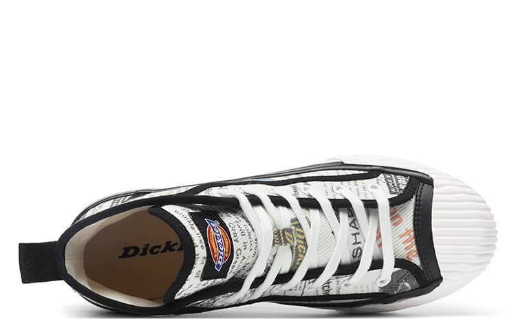 Dickies Canvas Shoes Unisex High-Top White 6