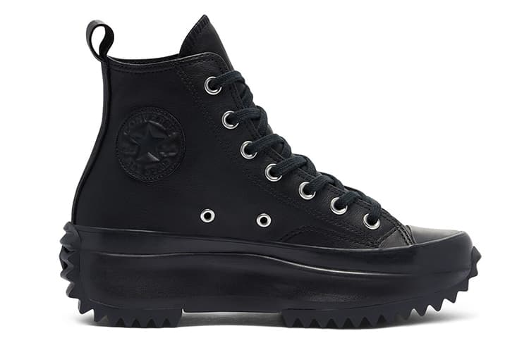 Converse Run Star Hike Hi Triple Black Leather 3