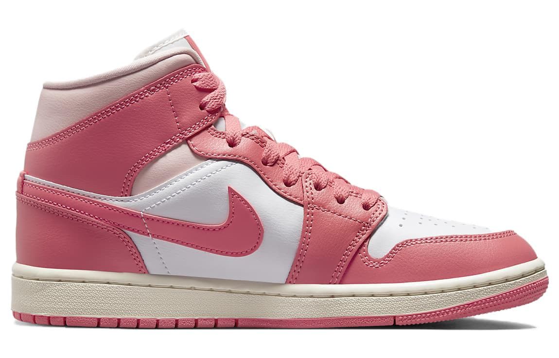 JORDAN 1 Mid Strawberries And Cream Women's 4