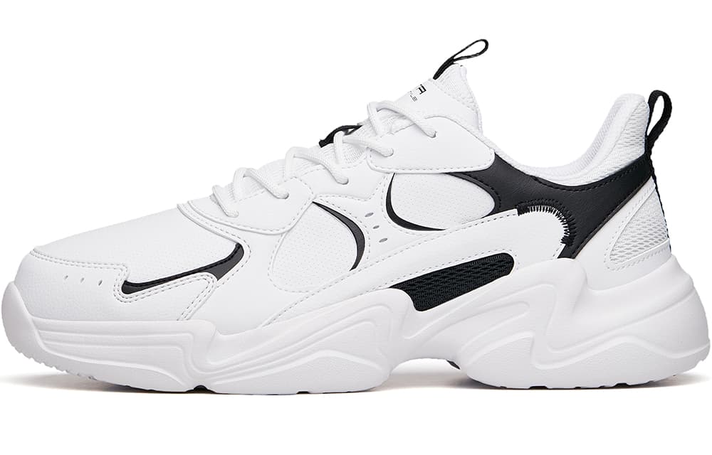 ANTA Life Collection Chunky Sneakers Men Low-Top ANTA White/Black 2