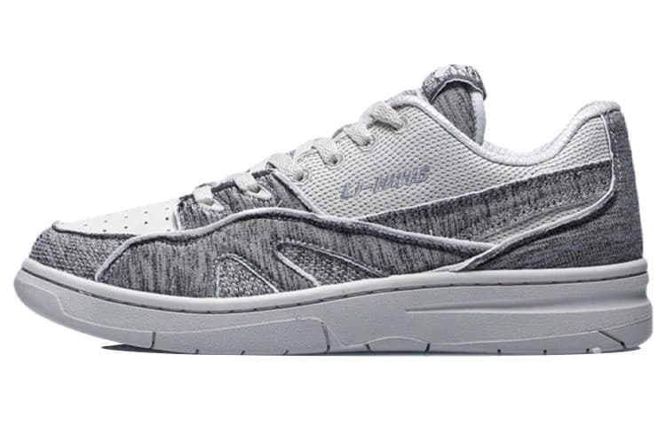 LiNing 937 Vintage Basketball Shoes Women's Low-Top Gray 2
