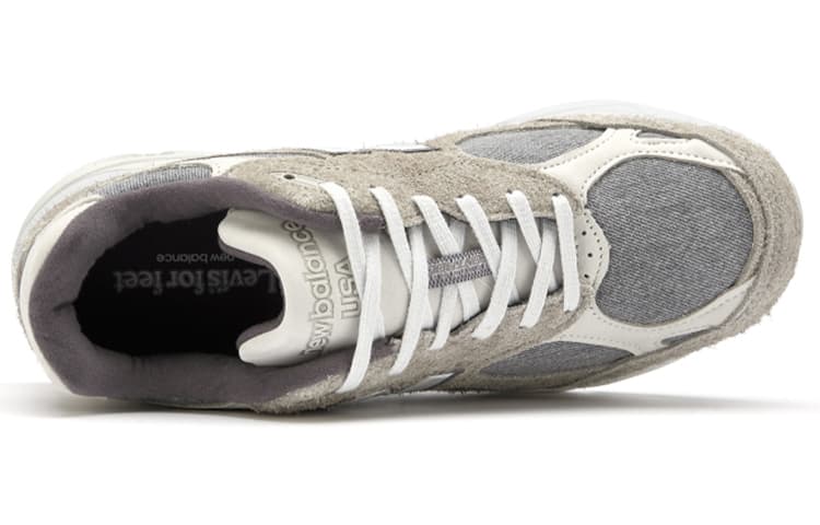 New Balance 990v3 MiUSA Levi's Elephant Skin 5