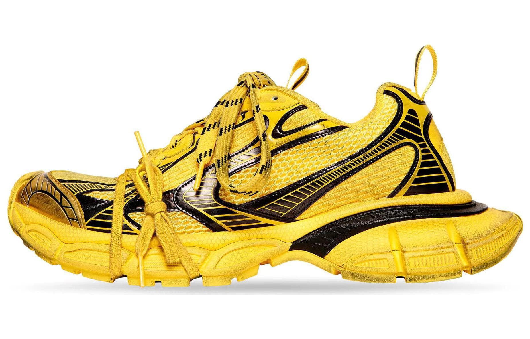 Balenciaga 3XL Sneaker 'Worn-Out - Yellow Black'
