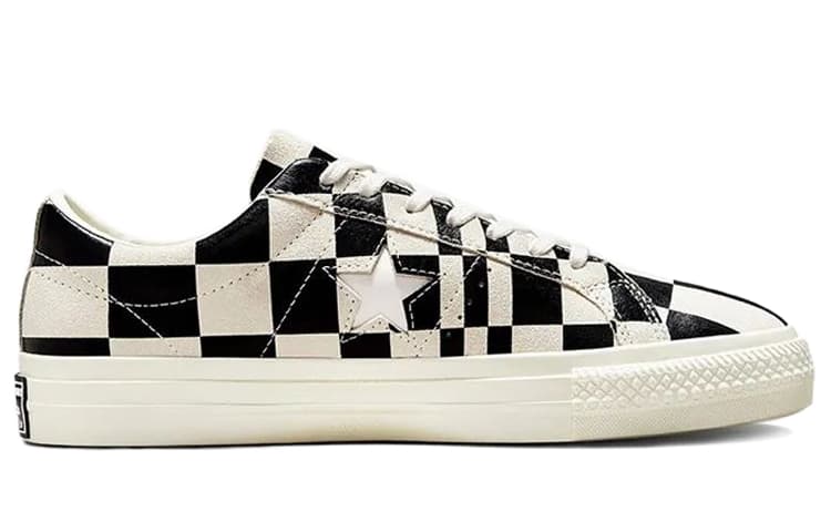 Converse One Star Ox Blocked Warped Board Black 3