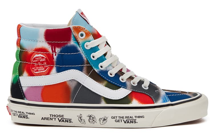 Vans SK8 Hi 38 DX Anaheim Factory Spray Spots/Marshmallow 4