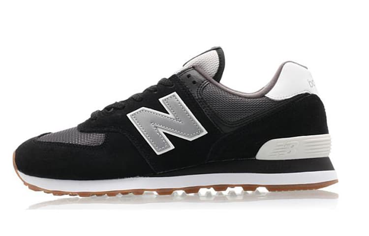 New Balance 574 Series Retro Jogging Shoes Black