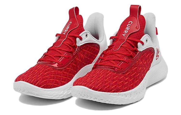 Under Armour Curry Flow 9 Team Red White 3