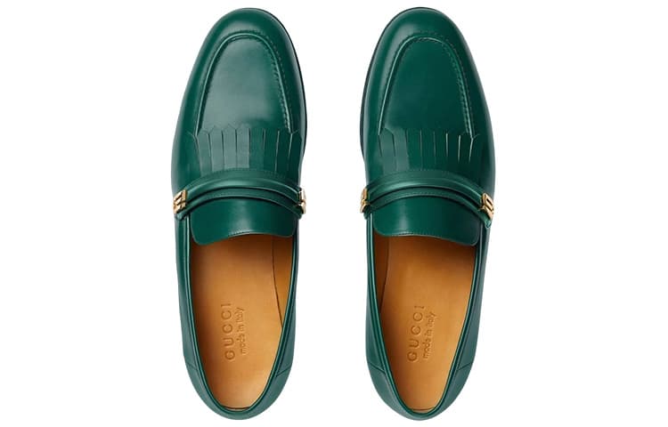 GUCCI Men's Casual Shoes Men Low-Top Green 6