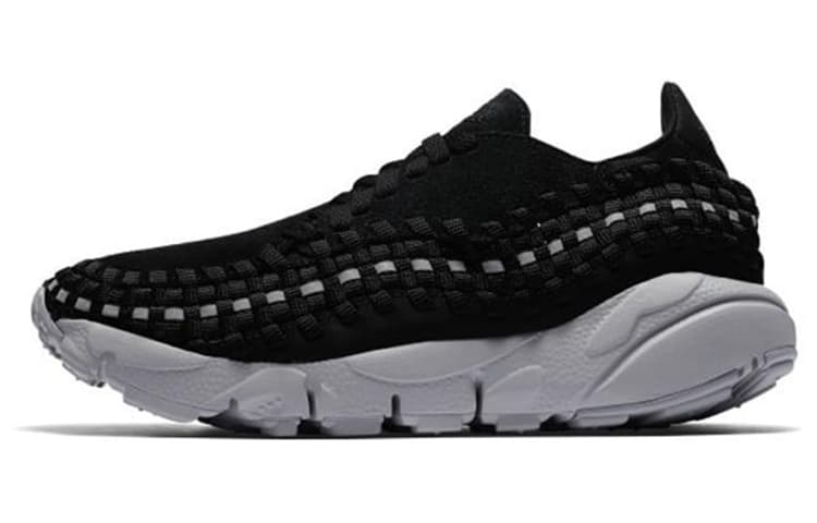 Nike Air Footscape Woven Black Reflect Silver Wolf Grey Women's