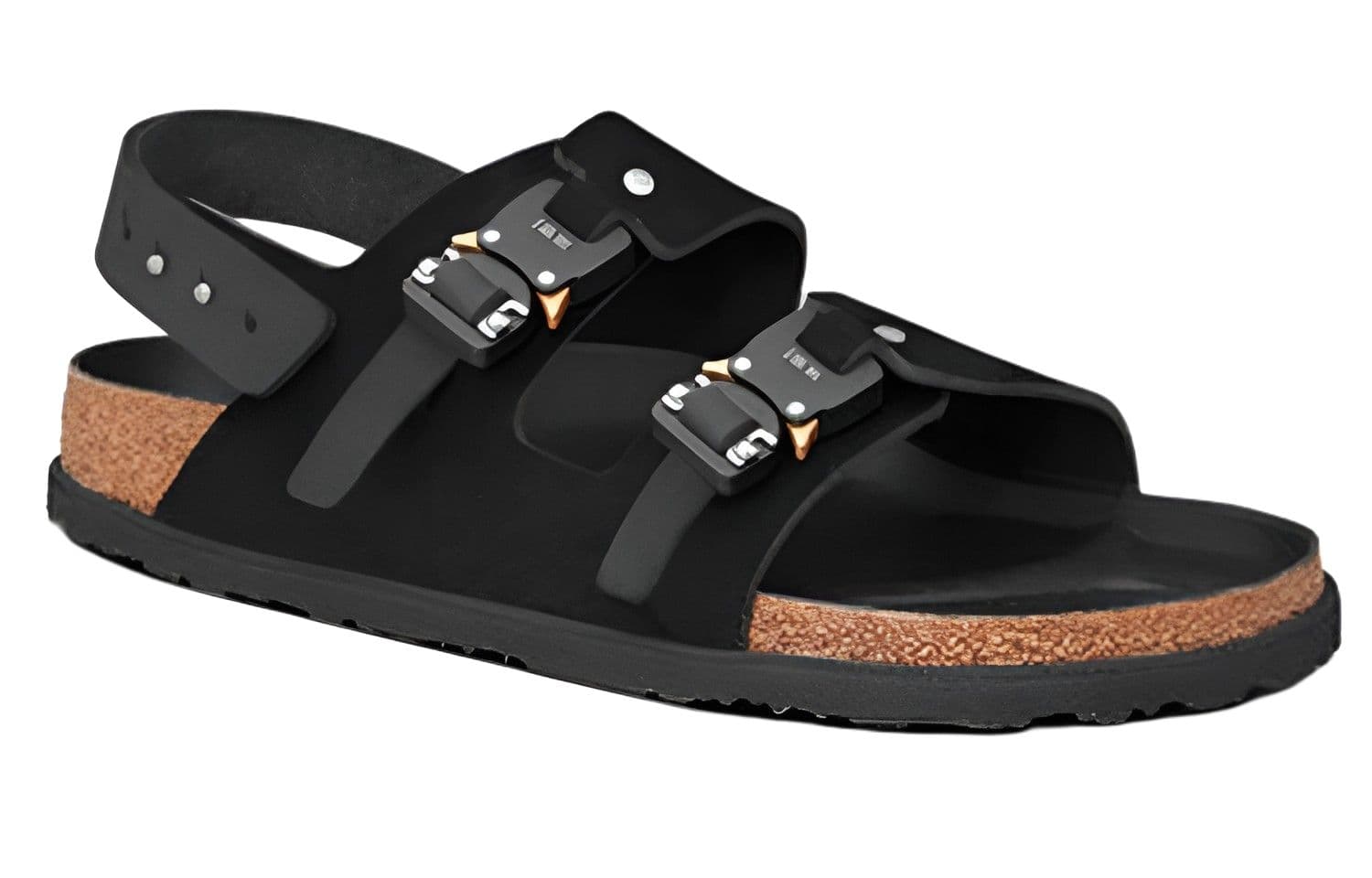 Birkenstock x DIOR Milano Leather Comfortable Fashion Slide Sandals Men's Black 6