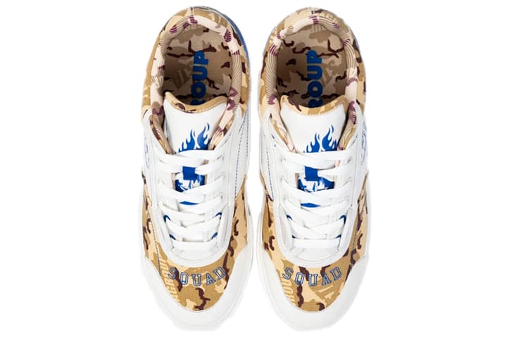 STA x LiNing 50/50 Low-Top Skateboard Shoes Men's White Brown Blue Limited Special Edition 5