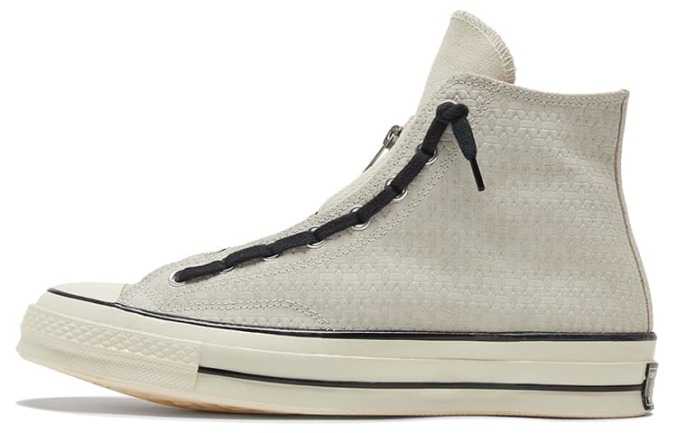 Chuck 70 Converse Zip High 'Egret Black'