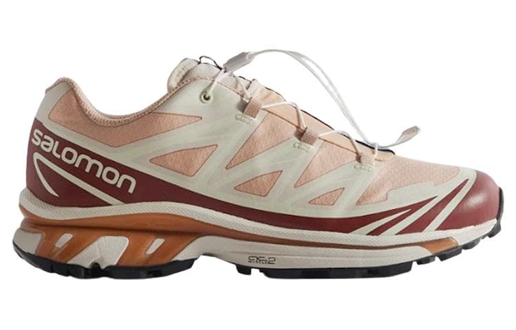 SALOMON X Kith XT 6 Gtx GORE TEX Cream Pink Red 3