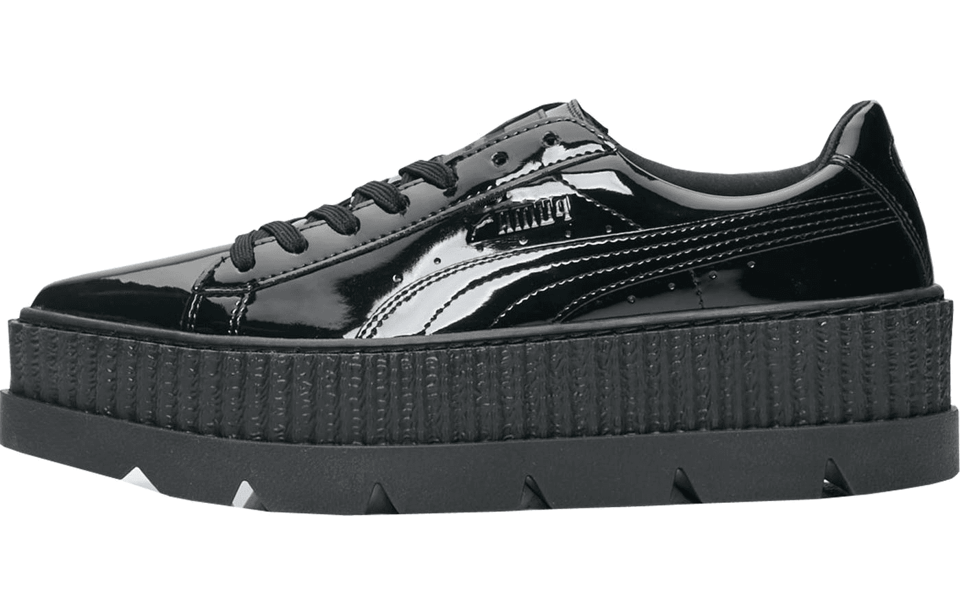 PUMA Pointy Creeper Rihanna Fenty Patent Black Women's
