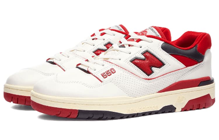 New Balance 550 Aime Leon Dore White Red 5