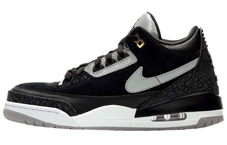 JORDAN 3 Retro Tinker Black Cement Gold